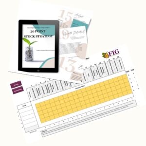 Stock Strategies Ebook & Interactive Stock Template